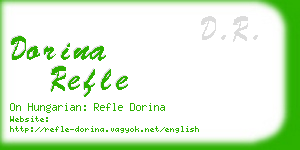 dorina refle business card